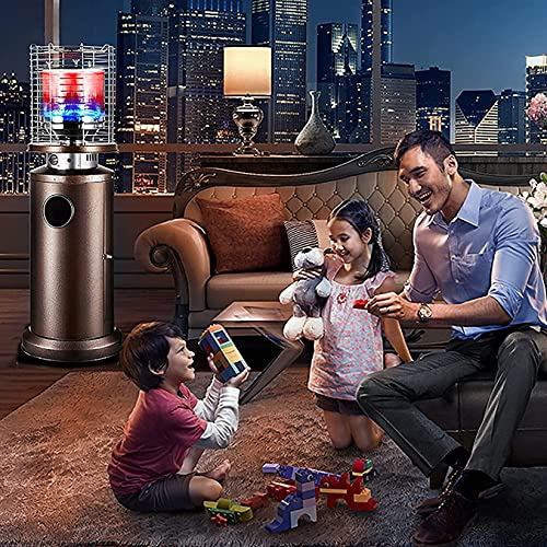 Haieshop Outdoor Patio Heater Outdoor Infrared Heater 48000 BTU Propane Patio Heater Standing Outdoor Heater with Auto Shut Off & Tip-Over Protection, for Garden Wedding Dinner Party 820