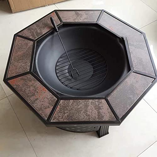 Fire Pits,BBQ Grill,for Outdoor Camping Picnic Bonfire Patio Backyard Garden Beaches Park,Family Essential Multifunctional Stove