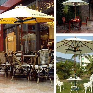 FACAI Three-piece Electric Heater, Vertical Restaurant, Rainproof Umbrella, Terrace, Outdoor Heater, Garden