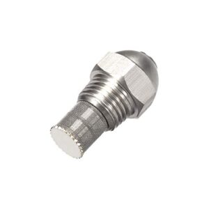 uxcell Mist Nozzle - 1/4BSPT 2mm Orifice Dia 304 Stainless Steel Fine Atomizing Spray Tip