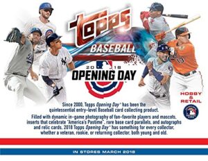 2018 topps opening day – complete 200 card set (featuring shohei otani rookie card)