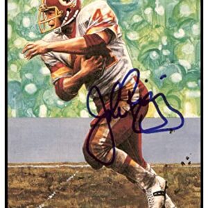 John Riggins Signed Goal Line Art Card GLAC Autographed NFL Washington PSA/DNA
