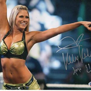 Kelly Kelly Autographed 8x10 Photograph WWE Superstar Diva Barbie Blank Beckett