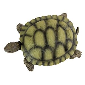 Design Toscano QM1887611 Gilbert The Box Turtle Garden Decor Animal Statue, 9 Inch, Single, Full Color