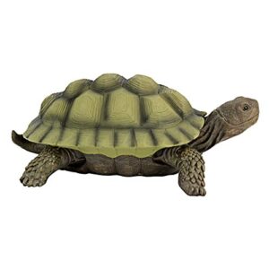 Design Toscano QM1887611 Gilbert The Box Turtle Garden Decor Animal Statue, 9 Inch, Single, Full Color