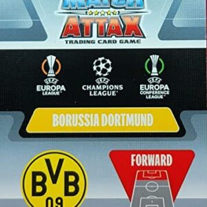 2021 2022 Topps Match Attax Champions League UEFA Soccer DIAMOND version Gemstone Mini Tin with a Limited Edition Erling Haaland Diamond Card