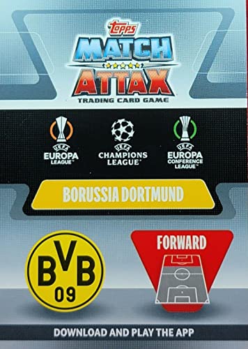 2021 2022 Topps Match Attax Champions League UEFA Soccer DIAMOND version Gemstone Mini Tin with a Limited Edition Erling Haaland Diamond Card