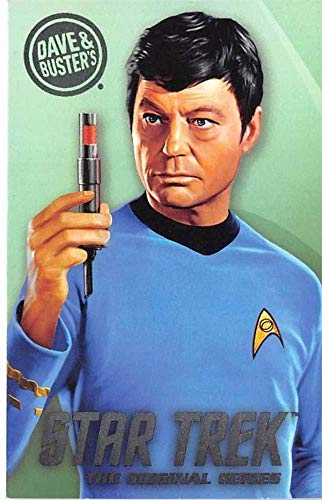 Deforest Kelley as Doctor Bones McCoy trading gaming card Star Trek 2016 Dave Busters #NM1 2x3 inches