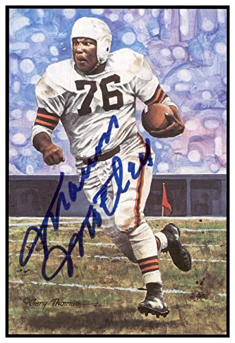 Marion Motley Signed Goal Line Art Card GLAC Autographed Browns PSA/DNA