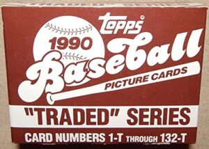 1990 topps traded set complete m (mint)