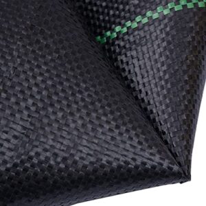 GRASSCLUB Weed Barrier Fabric, Garden Landscape Weed Blocker Woven Fabric Heavy Duty Ground Cover Mat (3)