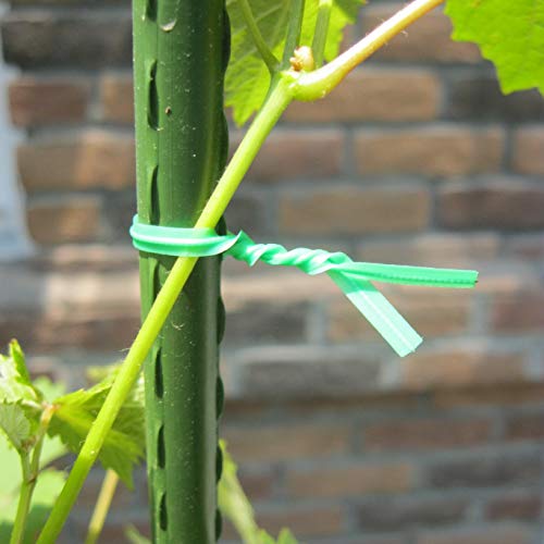 Gardzen 300 pcs 12" Multi-Function Garden Plant Twist Tie Cable Tie/Zip Tie/Coated Wire