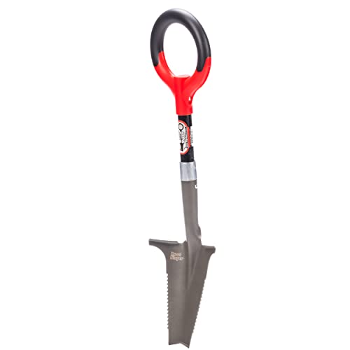 Radius Garden 22411 Root Slayer Mini-Digger Shovel, Red