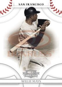 willie mays/san francisco giants / 2008 donruss threads baseball card