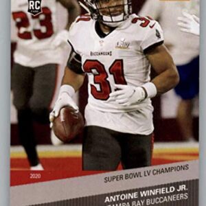 2021 Panini Super Bowl LV Champions #27 Antoine Winfield Jr. Tampa Bay Buccaneers (2020 NFL Season Champs - Panini Instant) NFL Football Card NM-MT