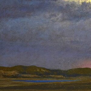 11 Mile Reservoir by Jeff Aeling, Original Oil on Panel, 8" x 10"