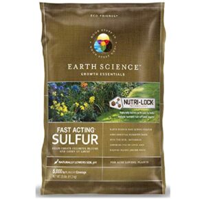 encap 1188380x earth science fast acting sulfur (25 lb.) lawn food