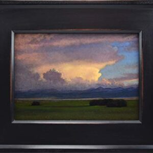 Thunderstorm, Sangres by Jeff Aeling, Original Oil on Panel, 10" x 14"