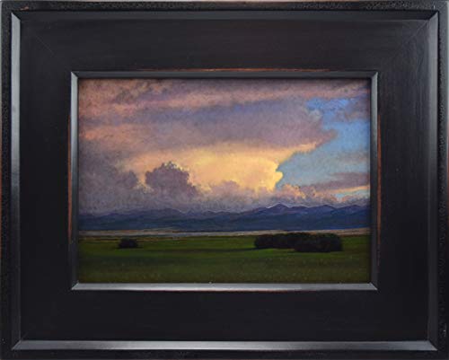 Thunderstorm, Sangres by Jeff Aeling, Original Oil on Panel, 10" x 14"