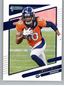 2021 donruss #185 jerry jeudy denver broncos nfl football card nm-mt