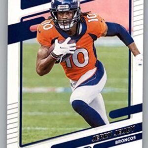 2021 Donruss #185 Jerry Jeudy Denver Broncos NFL Football Card NM-MT