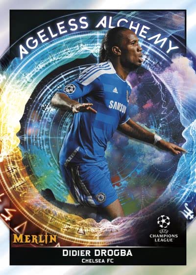 2021/22 Topps UEFA Champions League Merlin Chrome Soccer HOBBY box (18 pks/bx)