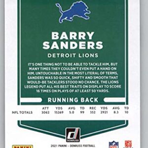 Barry Sanders 2021 Donruss Photo Variation #173 NM-MT Lions Football NFL
