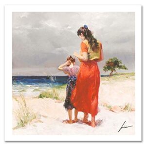 pino,”beach walk”, canvas