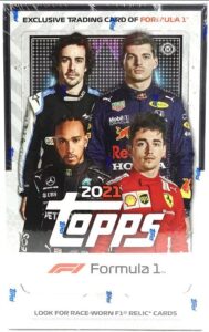 2021 topps formula 1 racing hobby box (18 pks/bx)