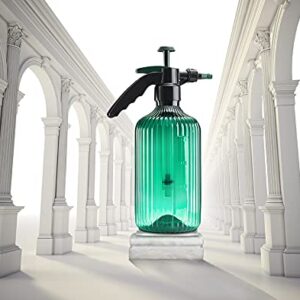 HIOVIOSS 2L Large Green Plants Mister Spray Bottle Handheld Pump Sprayer Retro House Watering Mist for Indoor Garden Care