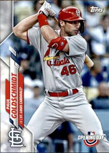 2020 topps opening day #66 paul goldschmidt nm-mt cardinals