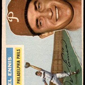 1956 Topps # 220 Del Ennis Philadelphia Phillies (Baseball Card) FAIR Phillies