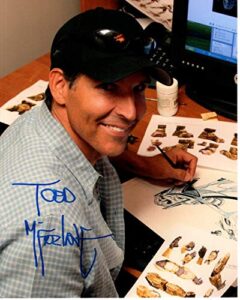 todd mcfarlane signed autographed spawn venom photo