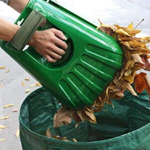 Gardzen Large Leaf Scoop Hand Rakes, Debris and Yard Waste Removal, Comes with 72 Gallon Garden Bag, Work Gloves, Protective Pads