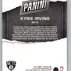 2021 Panini Father's Day Basketball #BKI4 Kyrie Irving Brooklyn Nets Official Multi-Sport Trading Card From Panini America in Raw (NM or Better) Condition