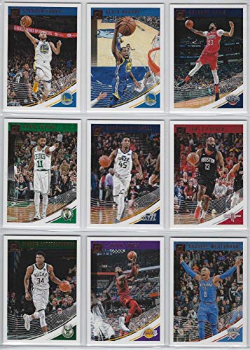 2018 2019 Donruss NBA Basketball Series Complete Mint 200 Card Set with Stars and Rookies Including Lebron James, Stephen Curry, Dandre Ayton, Trae Young, Luka Doncic and More