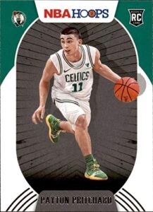 2020-21 nba hoops #204 payton pritchard rc rookie boston celtics official panini basketball trading card (stock photo, nm-mt condition)