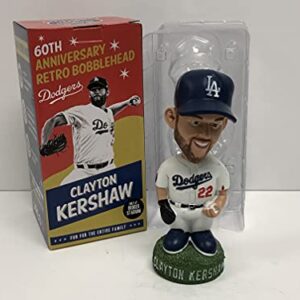 Clayton Kershaw 2018 Los Angeles Dodgers 60th anniversary Retro Bobble Bobblehead SGA