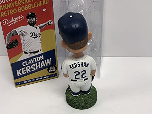 Clayton Kershaw 2018 Los Angeles Dodgers 60th anniversary Retro Bobble Bobblehead SGA