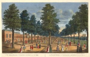 the royal palace of st. james’s london next the park: le palais royale de st. jacques a londre du coste du parc