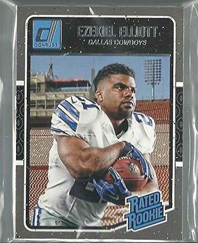 2016 Panini Donruss Football Dallas Cowboys Team Set 15 Cards W/ Base And Rated Rookies Ezekiel Elliott Dak Prescott Rookie Cards