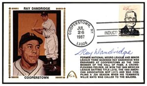 ray danridge signed first day cover fdc autographed gateway stamp psa/dna