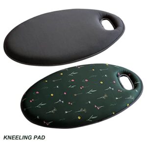 BIGTREE Thick Memory Foam Kneeling Knee Pad Floral Design Garden Kneeler for Gardening Floor Cushion Baby Bath Mat Exercise & Fitness Yoga Or Pilates at The Gym