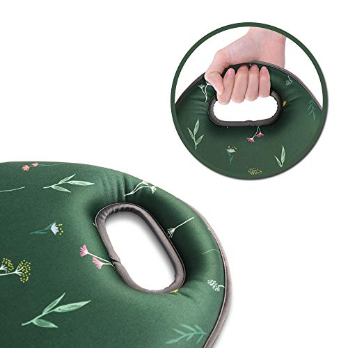 BIGTREE Thick Memory Foam Kneeling Knee Pad Floral Design Garden Kneeler for Gardening Floor Cushion Baby Bath Mat Exercise & Fitness Yoga Or Pilates at The Gym
