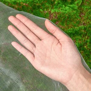 4 Pcs Garden Netting Mosquito Netting Plant Covers Bird Netting Mesh Netting for Garden Row Cover Plant Netting Garden Barrier Netting for Protect Vegetable Plants Fruits Flowers (10 x 20 ft)