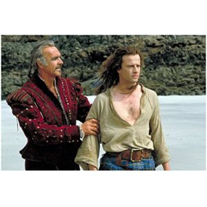 highlander: the series, movie 8 x 10 photo ramirez/sean connery & connor macleod/christopher lambert on beach kn