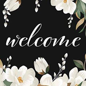 White Magnolias Spring Garden Flag Welcome Flowers 12.5" x 18" Briarwood Lane