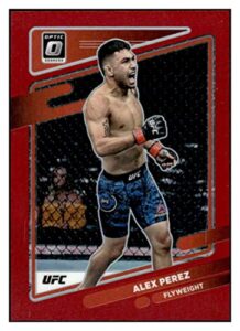 alex perez 2022 donruss optic ufc /199 red #54 nm+-mt+ mma fighting cardspremiere release set