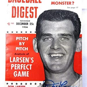 Don Larsen Signed Autographed Magazine Baseball Digest 1956 Yankees JSA AG71920 - Autographed MLB Magazines