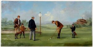 edwardian golfers